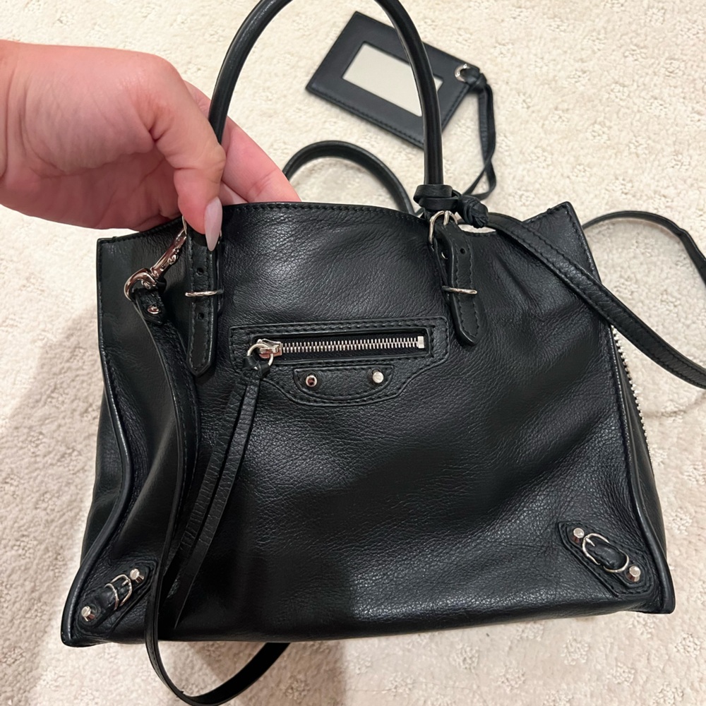 Balenciaga Papier Mini A4 Zip Around Tote
